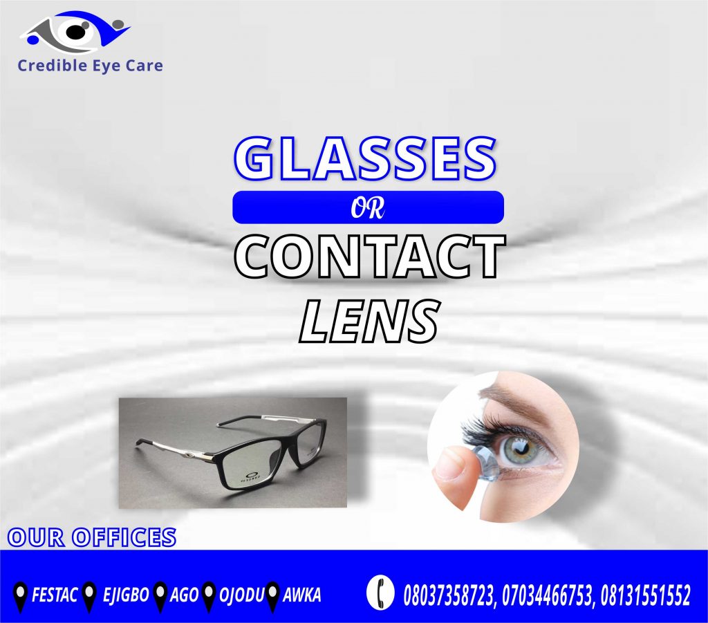 GLASSES OR CONTACT LENSES? Which one do you prefer?